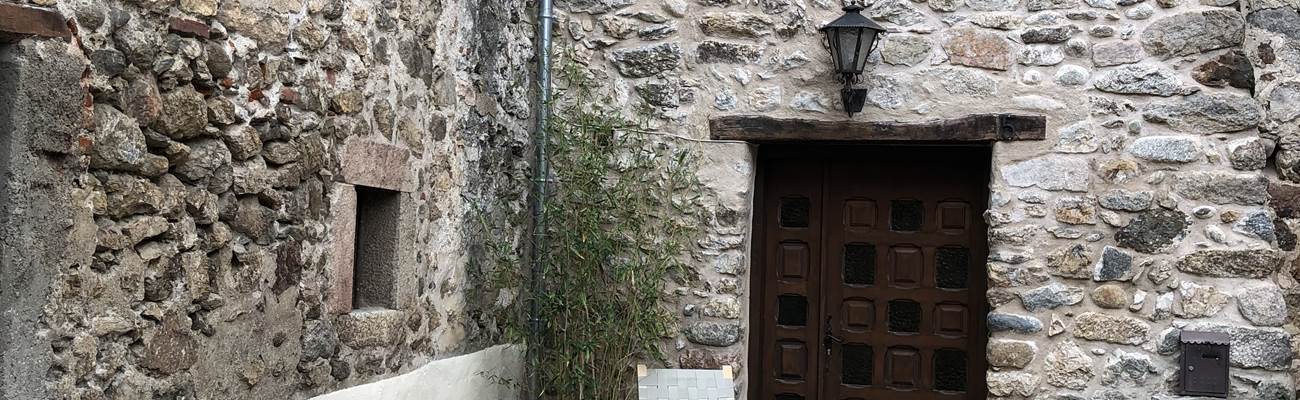 terrasse La maison des Tisserands Villefranche de Conflent