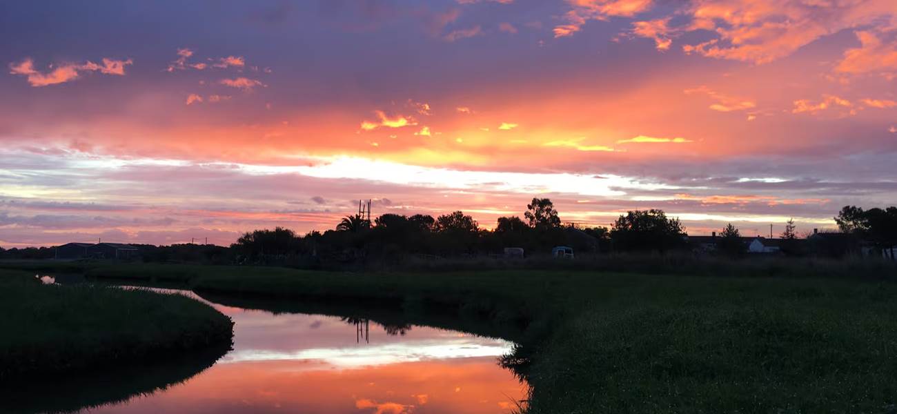 Villa Dolusienne - coucher de soleil