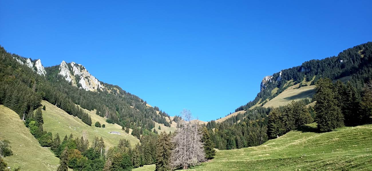 Randonnee au dessus du village