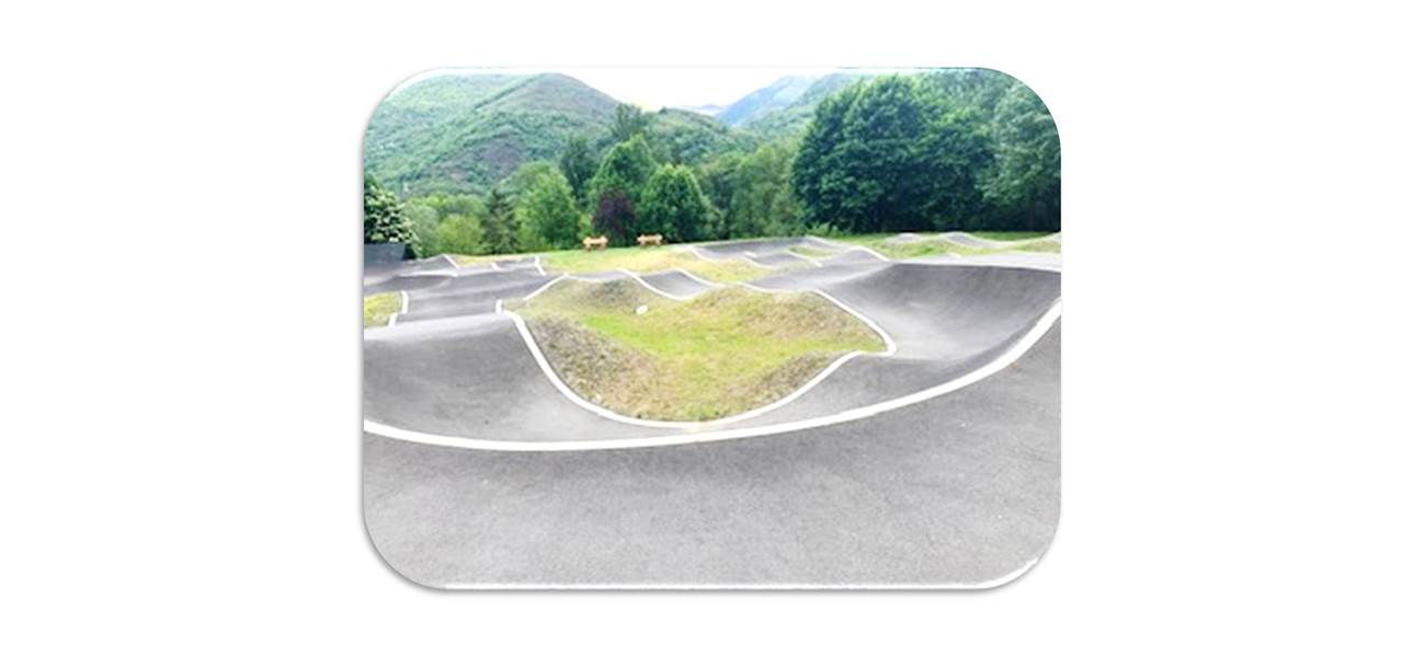Le pumptrack de Luchon au Lac de Badech