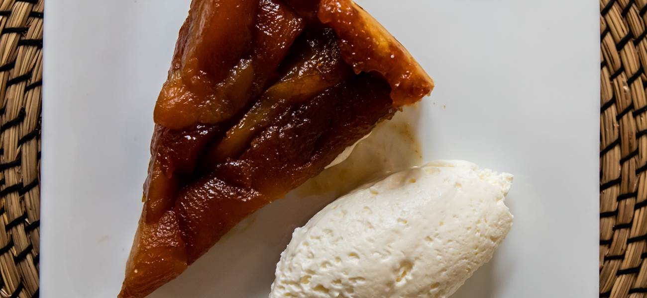 Tarte Tatin, Crème Fouettée au Mascarpone