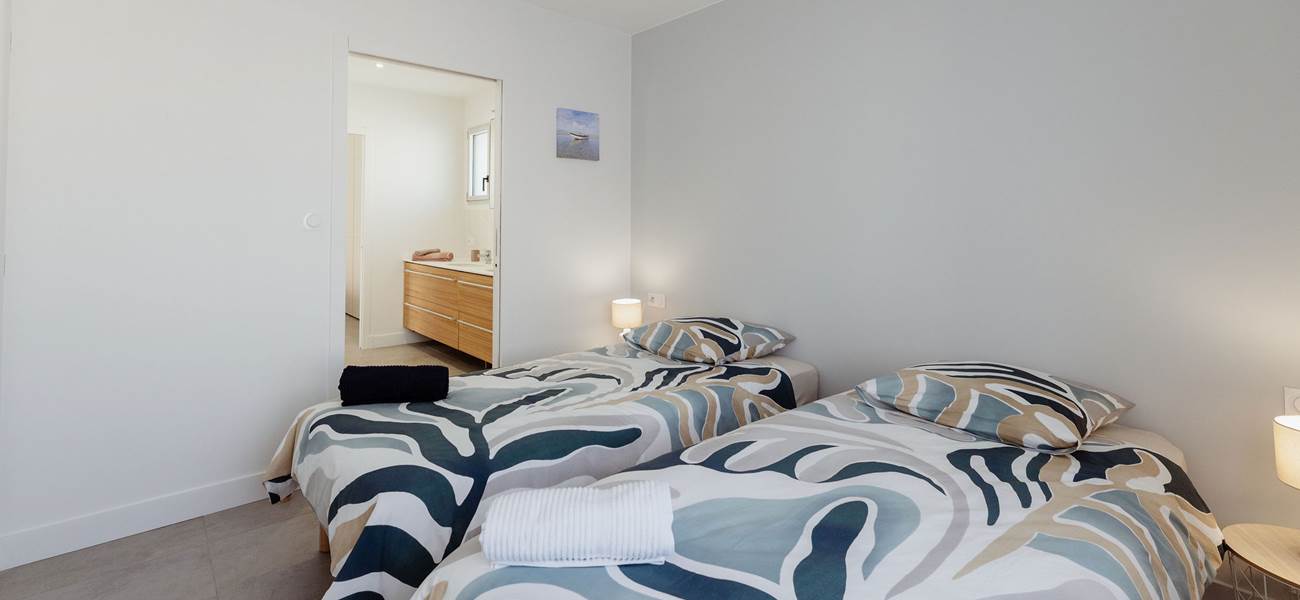 Villa Dolusienne - Chambre 2 - 2 lits simples ou 1 lit double