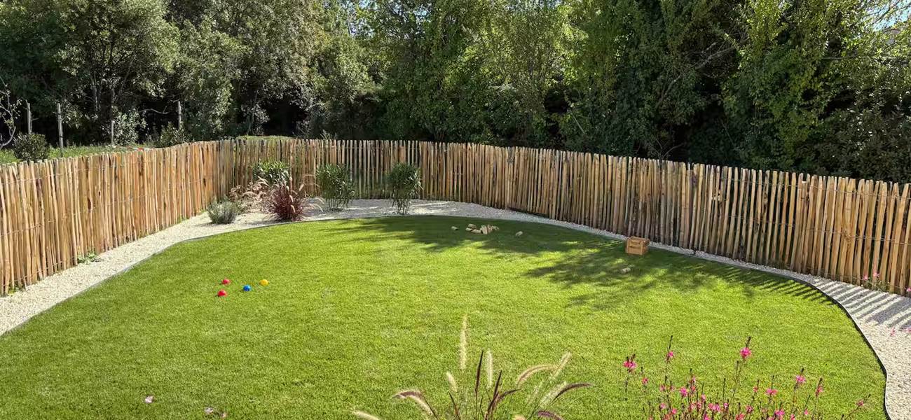 Villa Dolusienne - jardin, passage à vélo