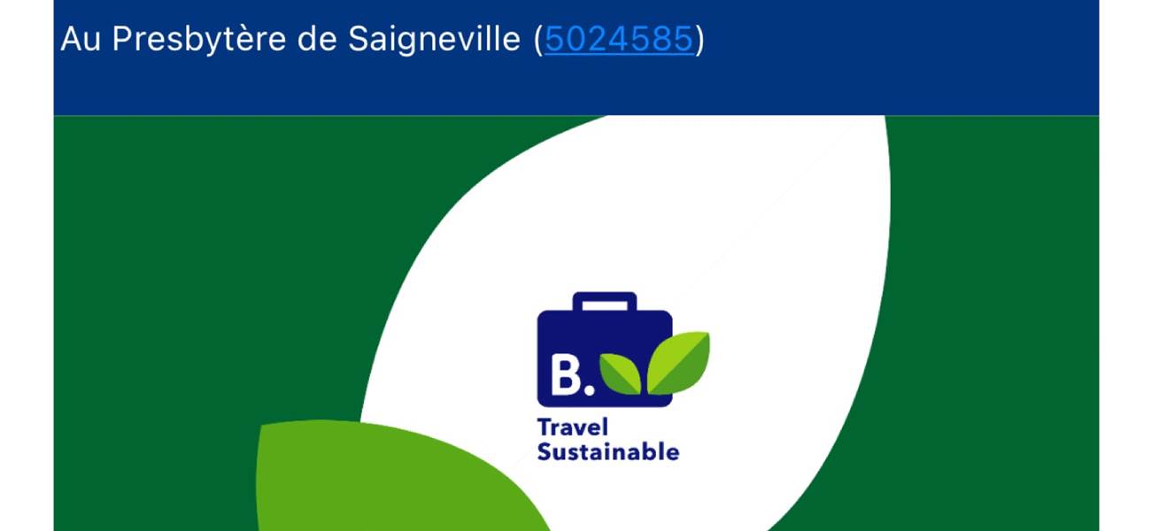 © Booking.com - sustainable travel