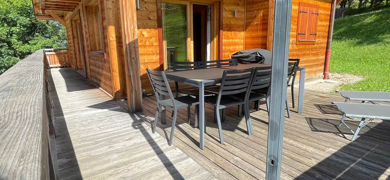 Terrasse, salon de jardin, plancha