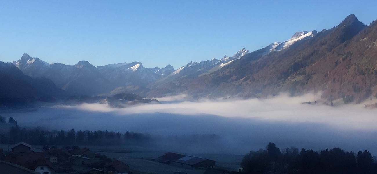 Vue sur vallée Intyamon