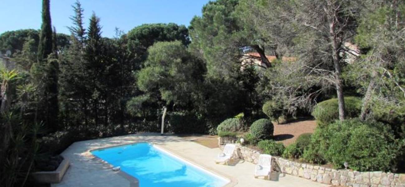 piscine vue de l'étage