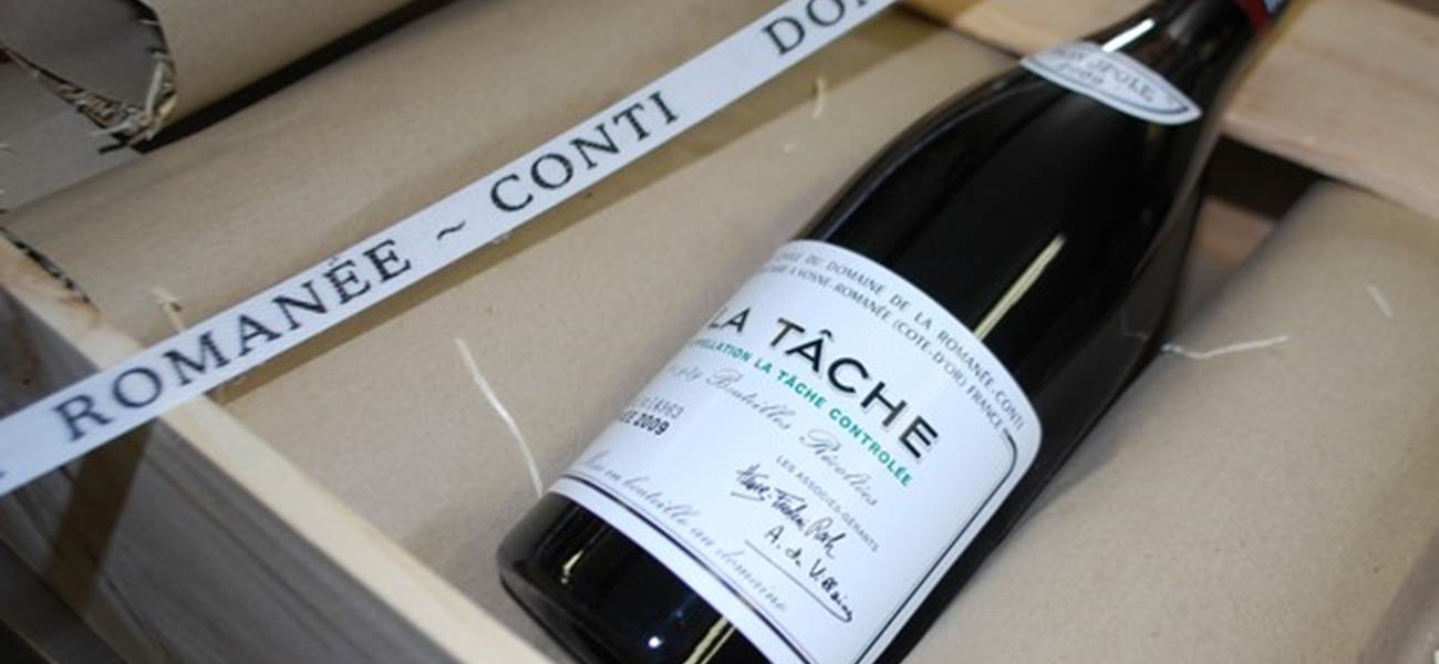 La Tâche du Domaine de la Romanée-Conti, un vin d'exception dans la Cave du Ranch des Lacs
