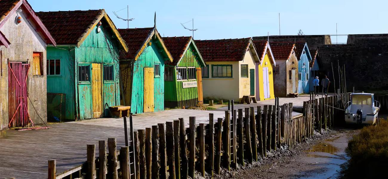 Villa Dolusienne - cabanes colorées Chateau d'Oléron