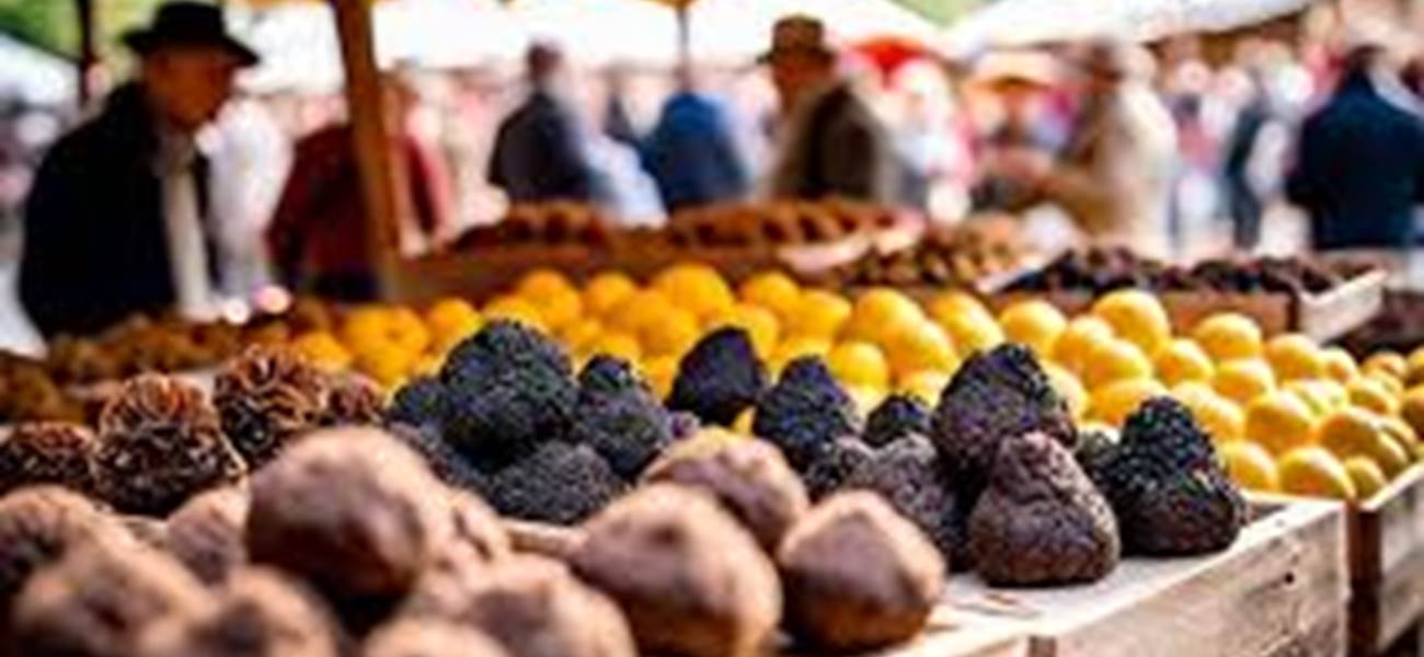 Marché aux truffes