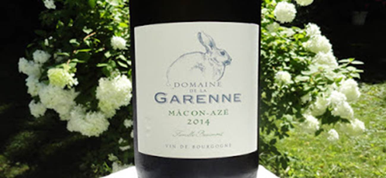Mâcon-Azé  Domaine des Garennes 14 € les 75 cl 2014-2015-2016