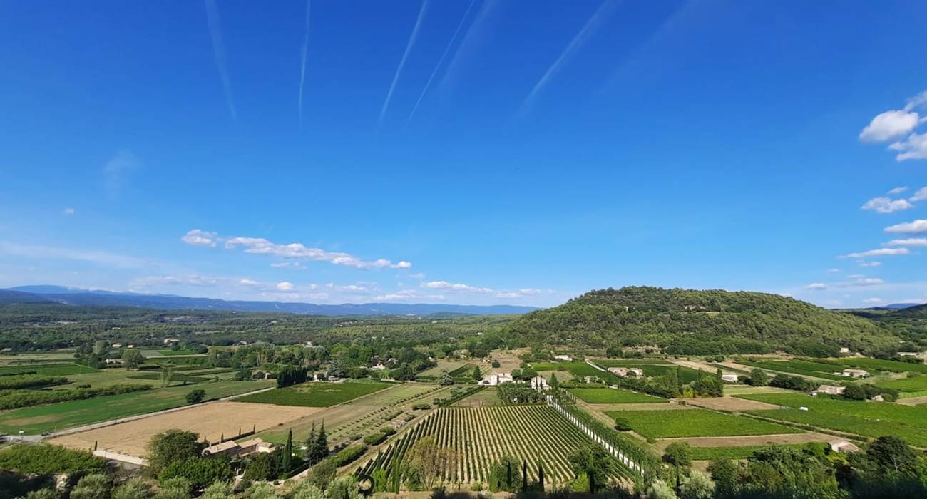 vue d'oppède le vieux