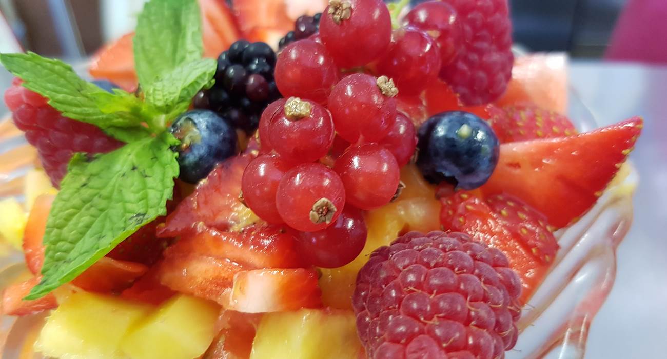 salade de fruits au Ranch des Lacs-page