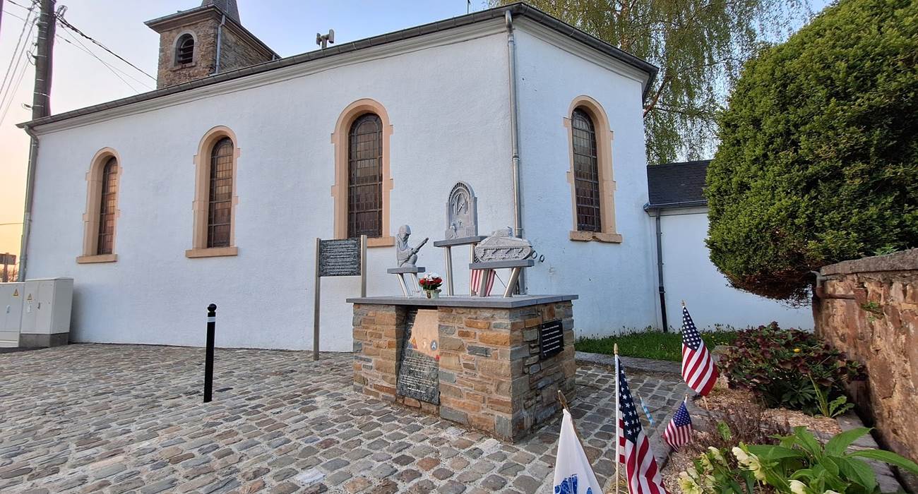 La chapelle Sainte Barbe, en face du gîte.-page
