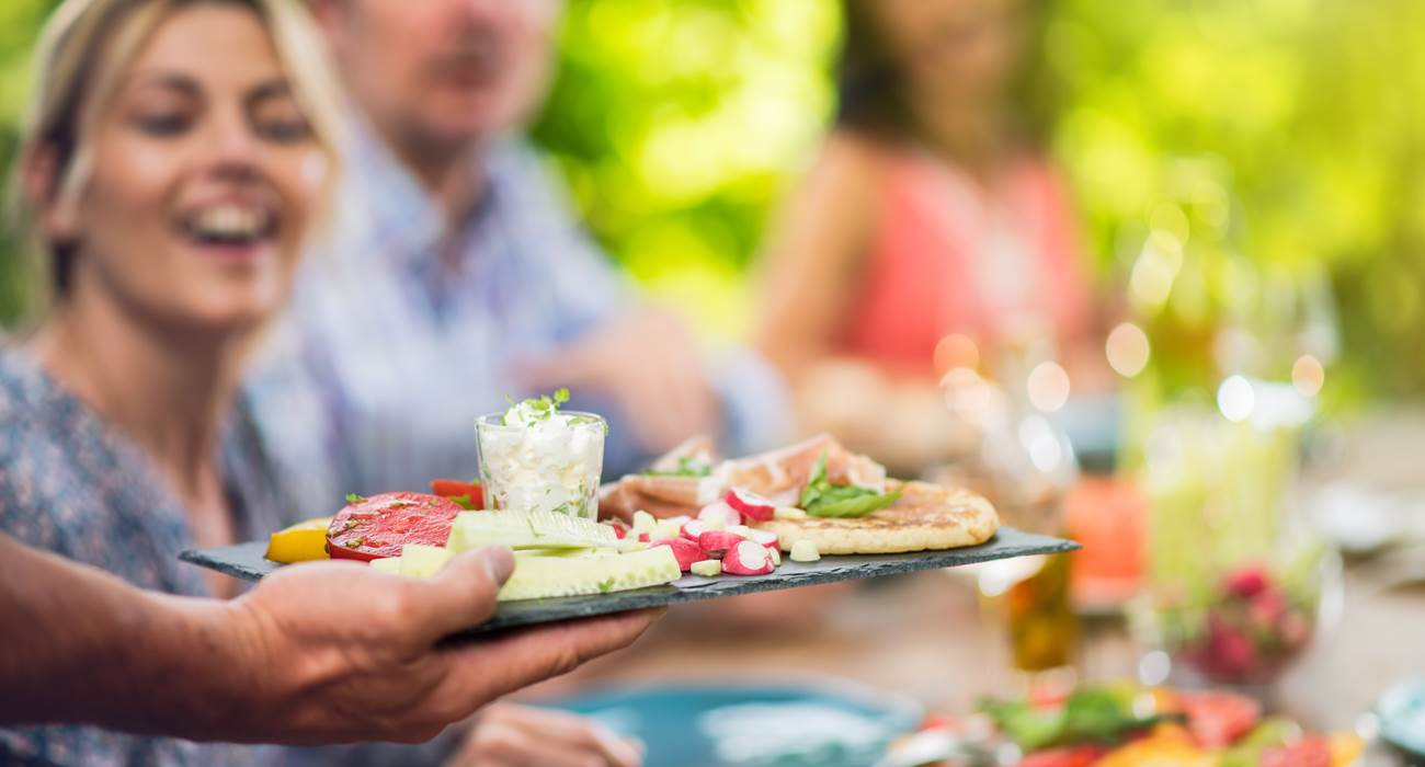 table d'hôtes et snack