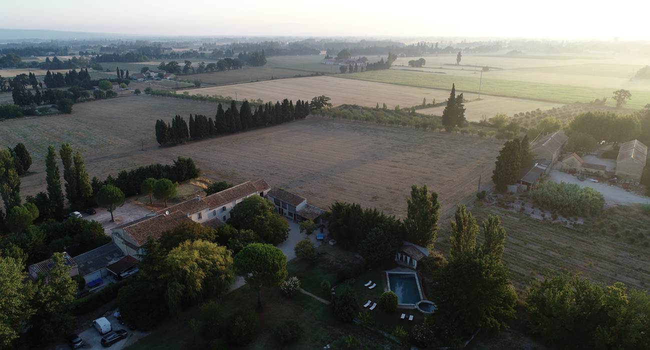 Vue aérienne - Justin de Provence à Orange-page
