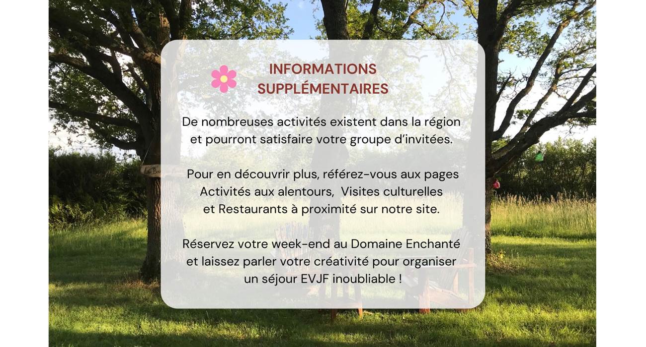 Week-End EVJF - Le Domaine Enchanté
