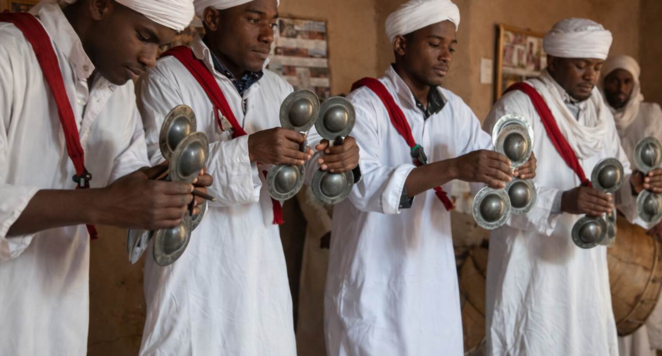 Musique Gnaoua au village de Khamlia