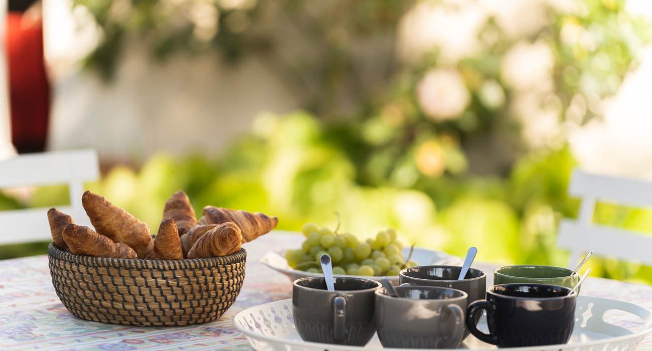 Petit déjeuner au soleil