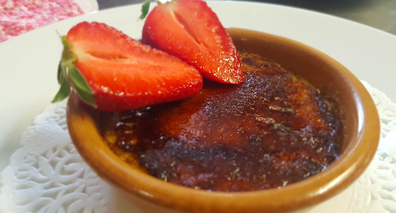 Crème Brûlée avec gousse vanille des iles Le Ranch des Lacs-page