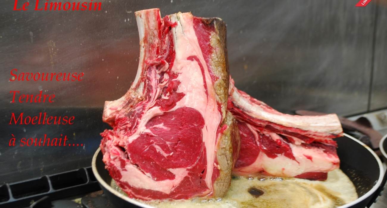 Côte de Boeuf longue maturation réservation 24h avant - restaurant Le Ranch des Lacs-page