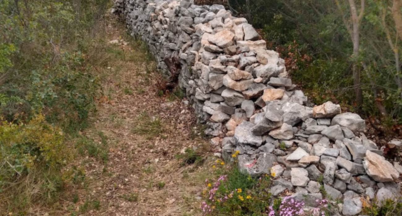 Mur de la peste Cabrières d'Avignon