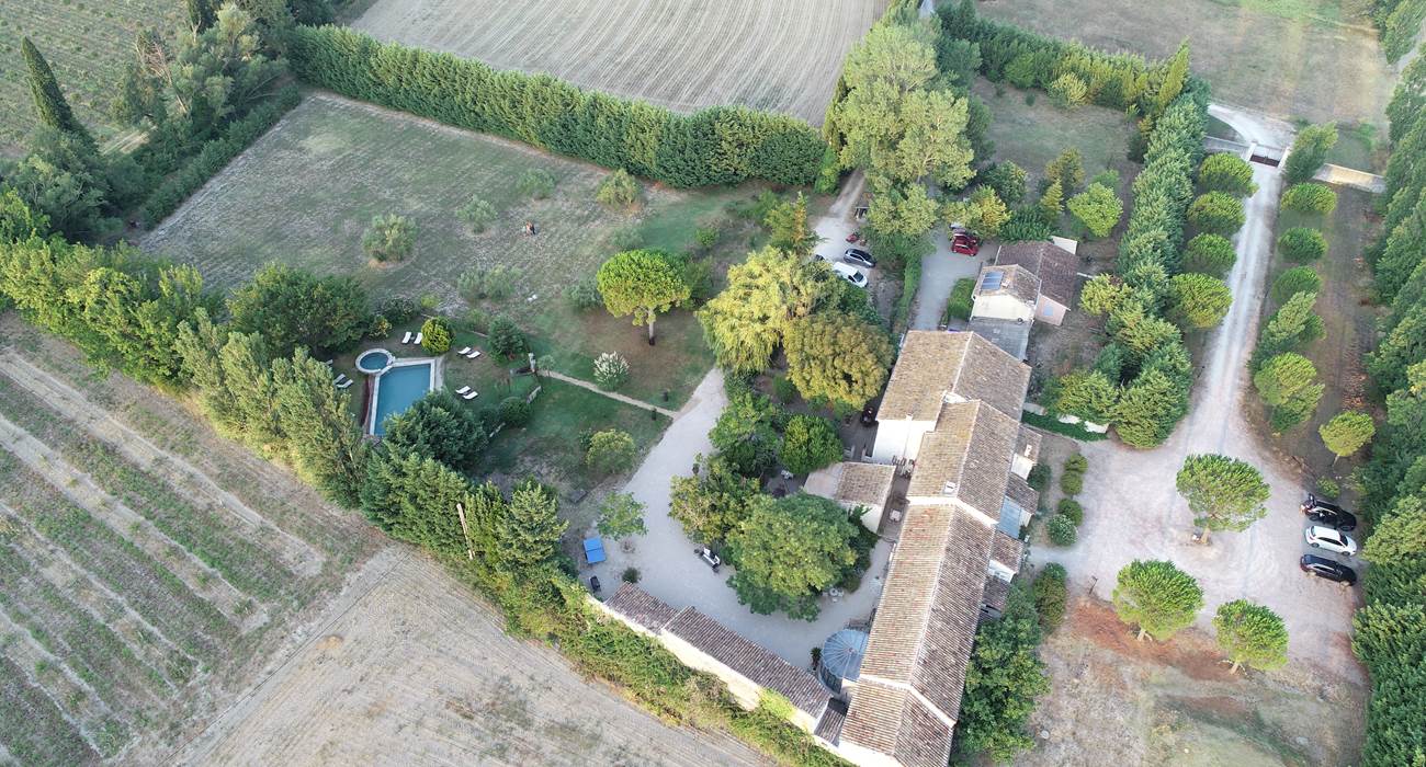 Vue aérienne - Justin de Provence à Orange-page