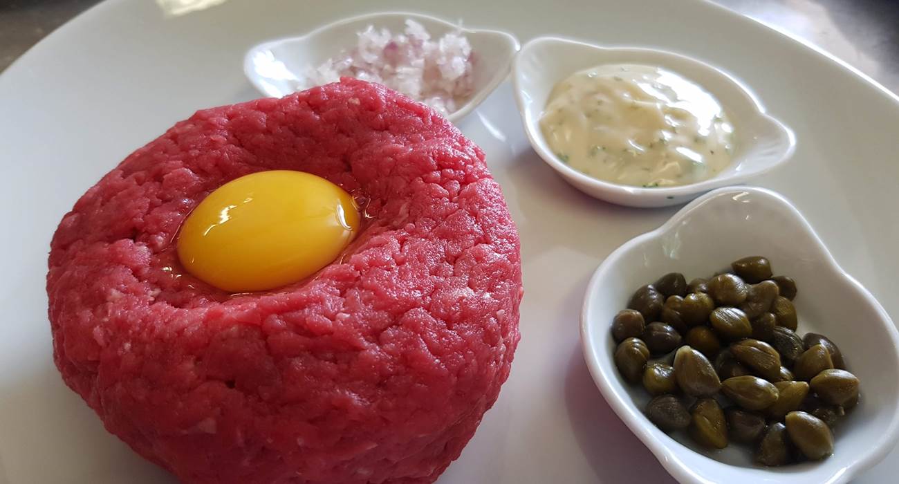 tartare coupé au couteau Le Ranch des Lacs-page