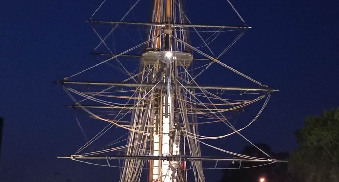 L'Hermione by night - Rochefort