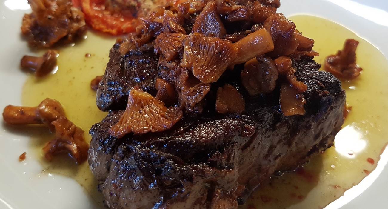 pavé de boeuf dans le filet race limousine Menu du Chef Le Ranch des Lacs-page