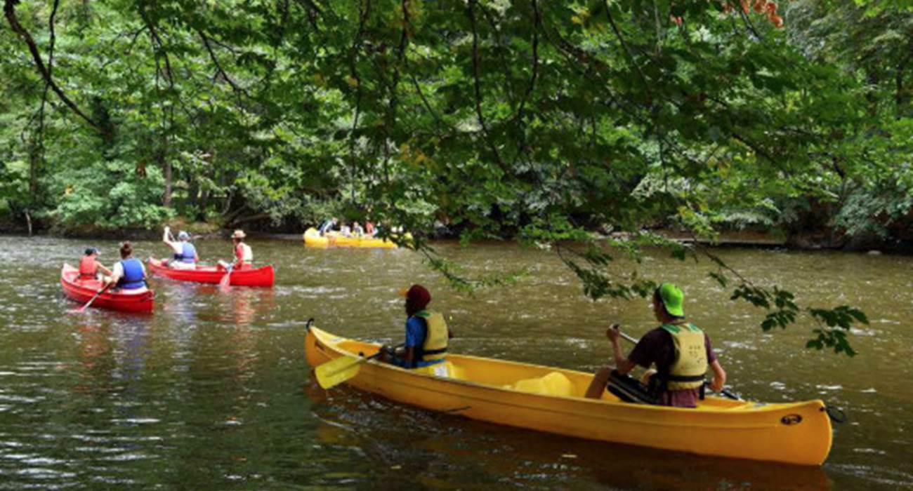 En canoë sur la Vézère