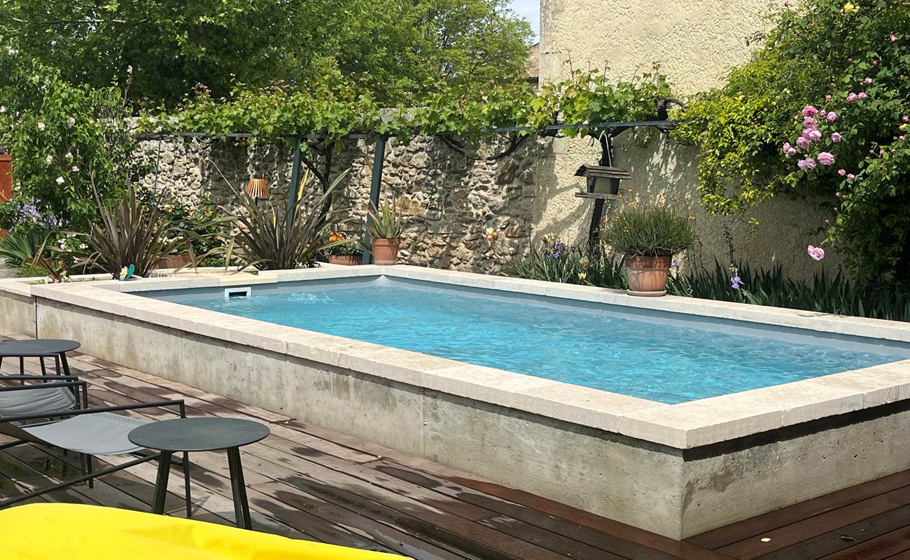 Piscine dans notre jardin de curé à Lapalud Vaucluse-photo-gallery