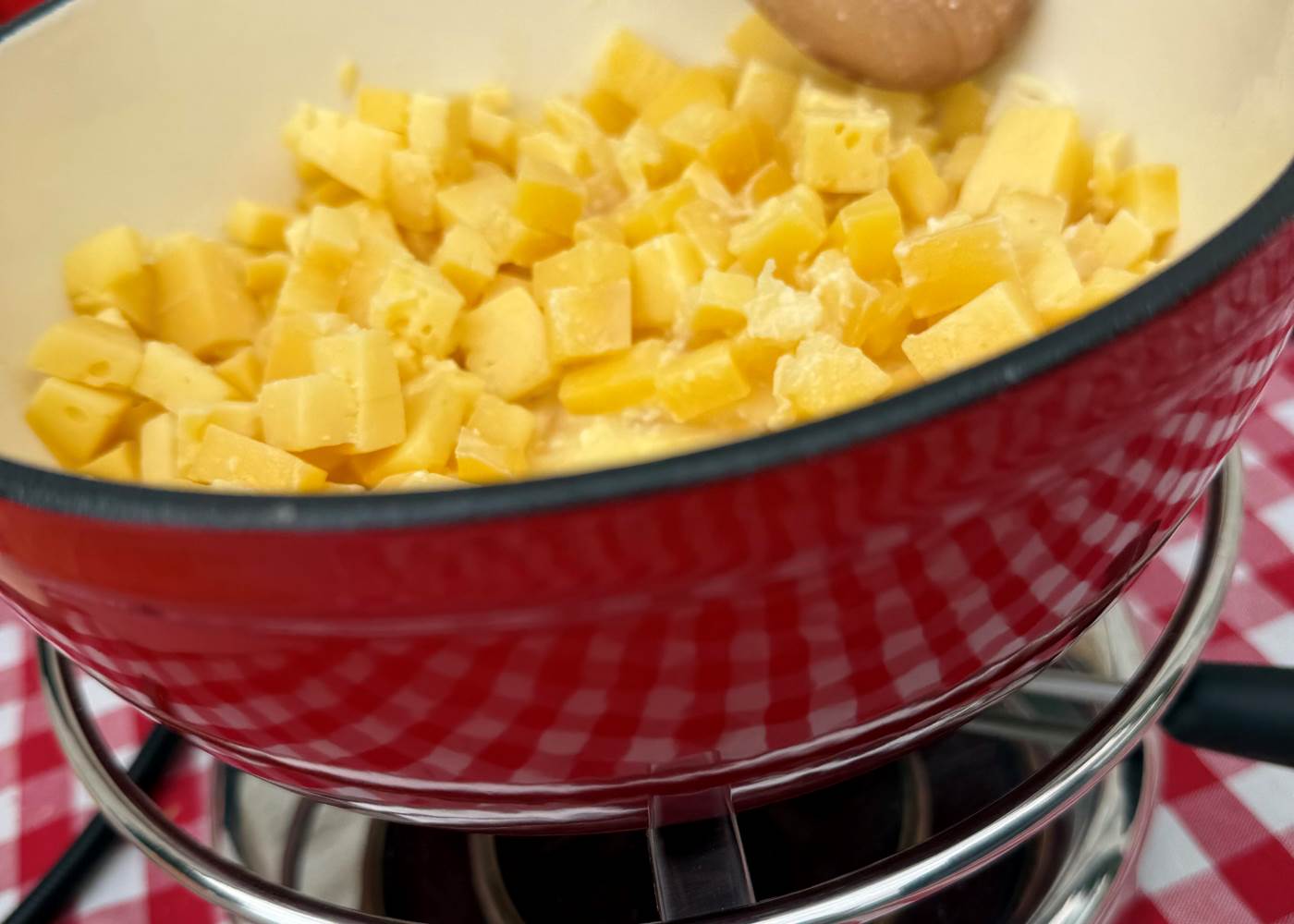 fromage dans le caquelon