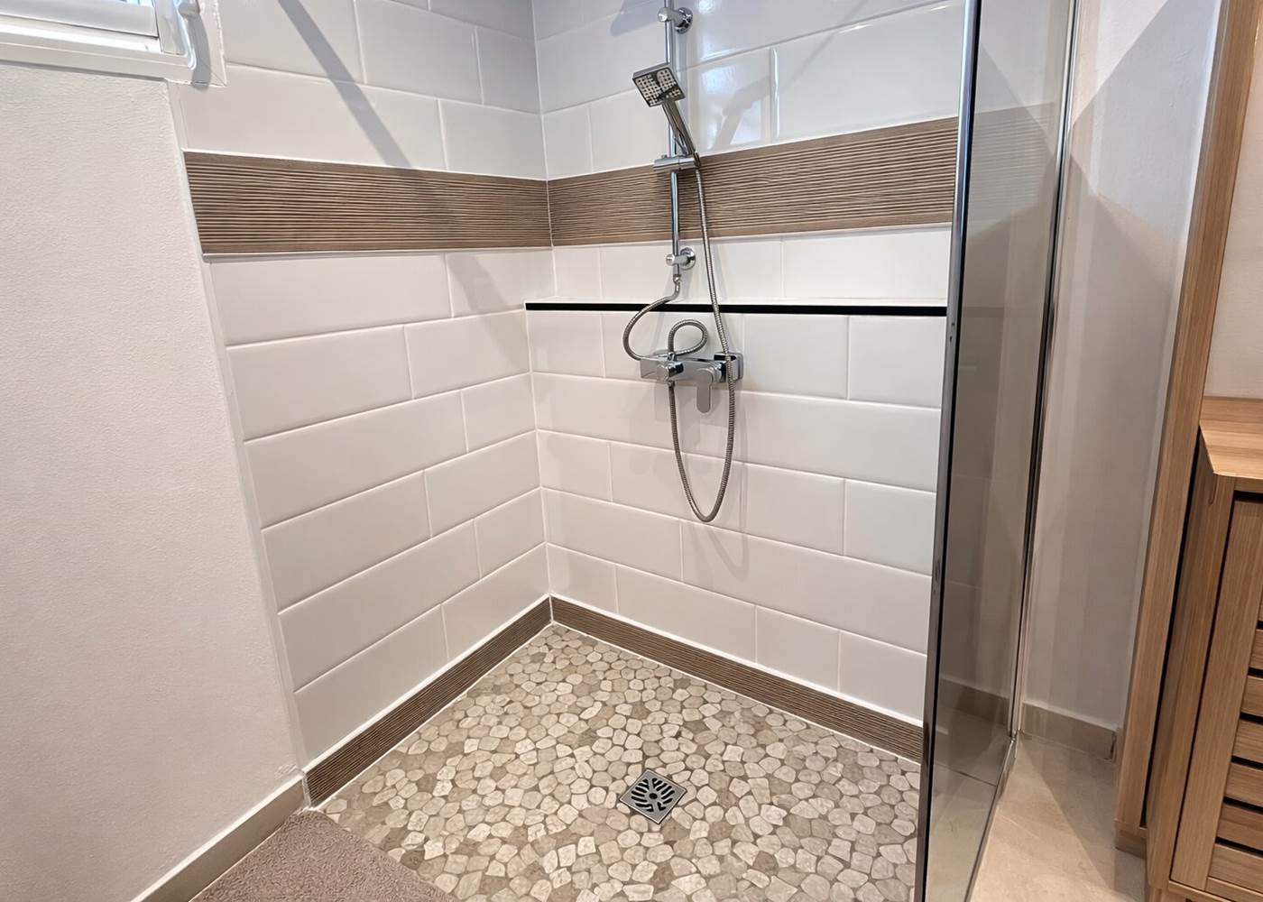 Douche à l'iItalienne