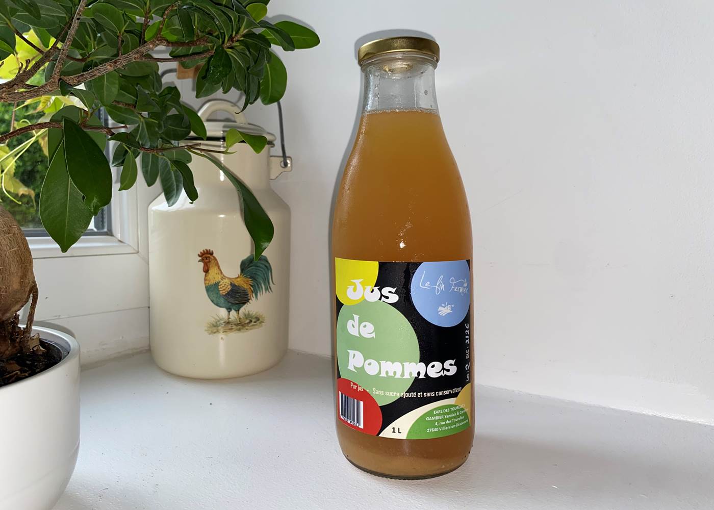 Option Jus de pommes local