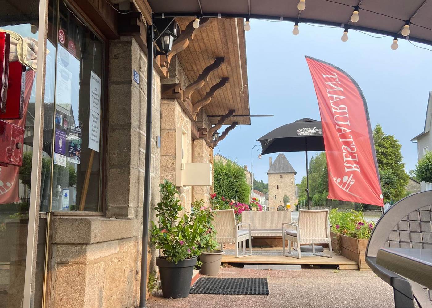 Restaurant à Peyrat-Le-Château, proche du lac de Vassivière