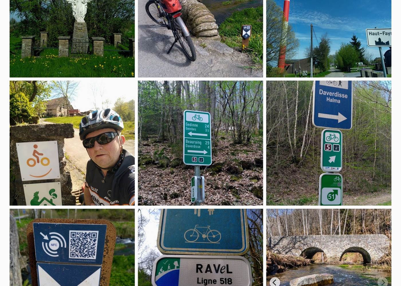 Entre Point-Noeud, Eurovélo et Ravel, superbe balade!