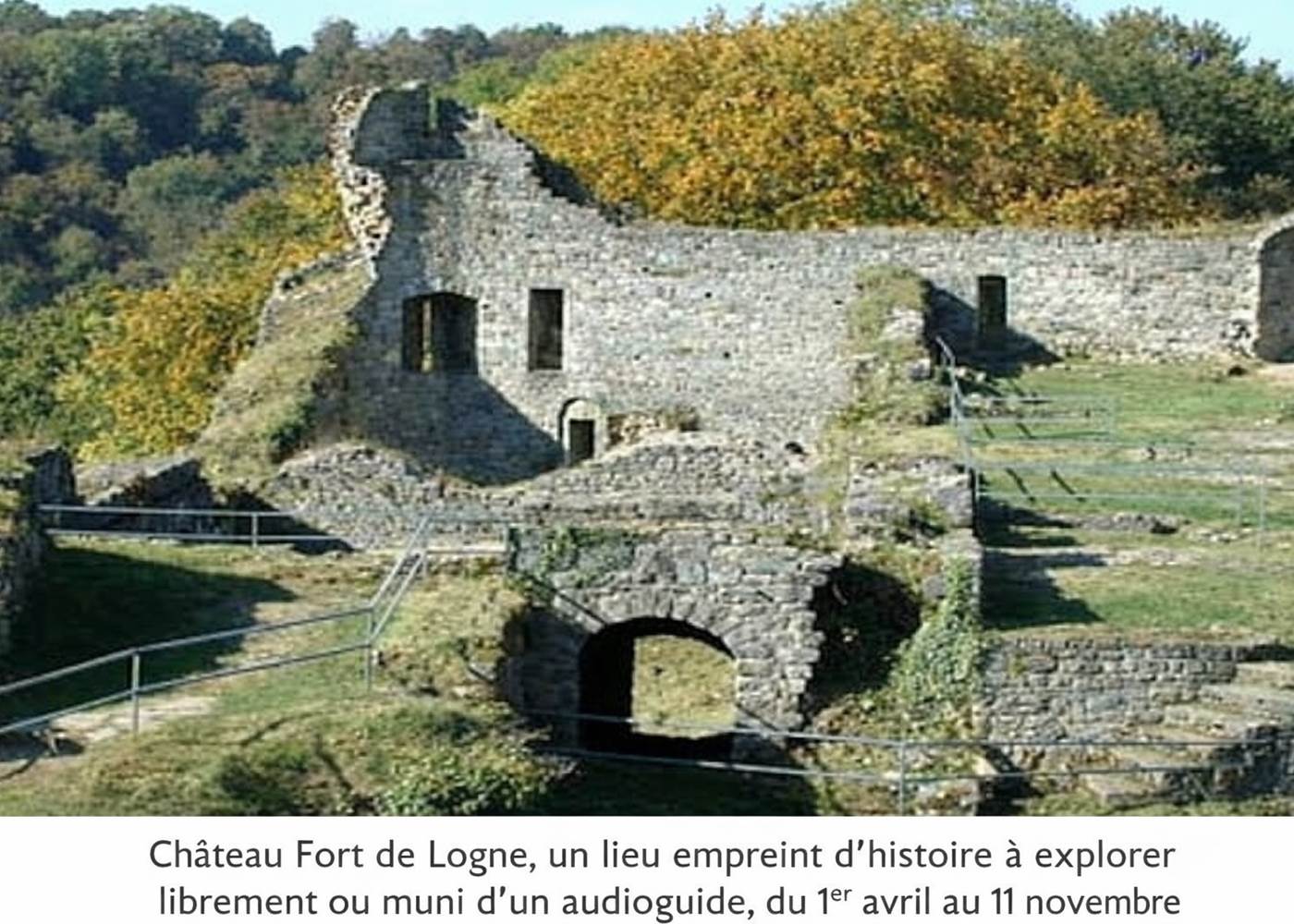 Visite des ruines de LOGNES