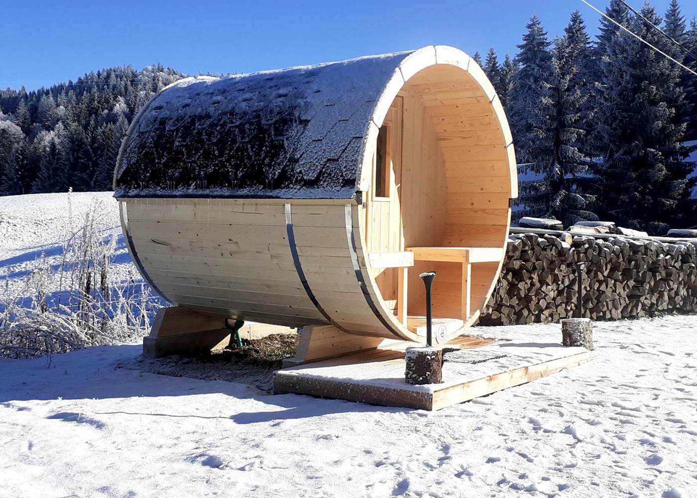 Gîte Tré le grenier - charmant gîte - Gîte le Bas - pour 5 personnes - sauna