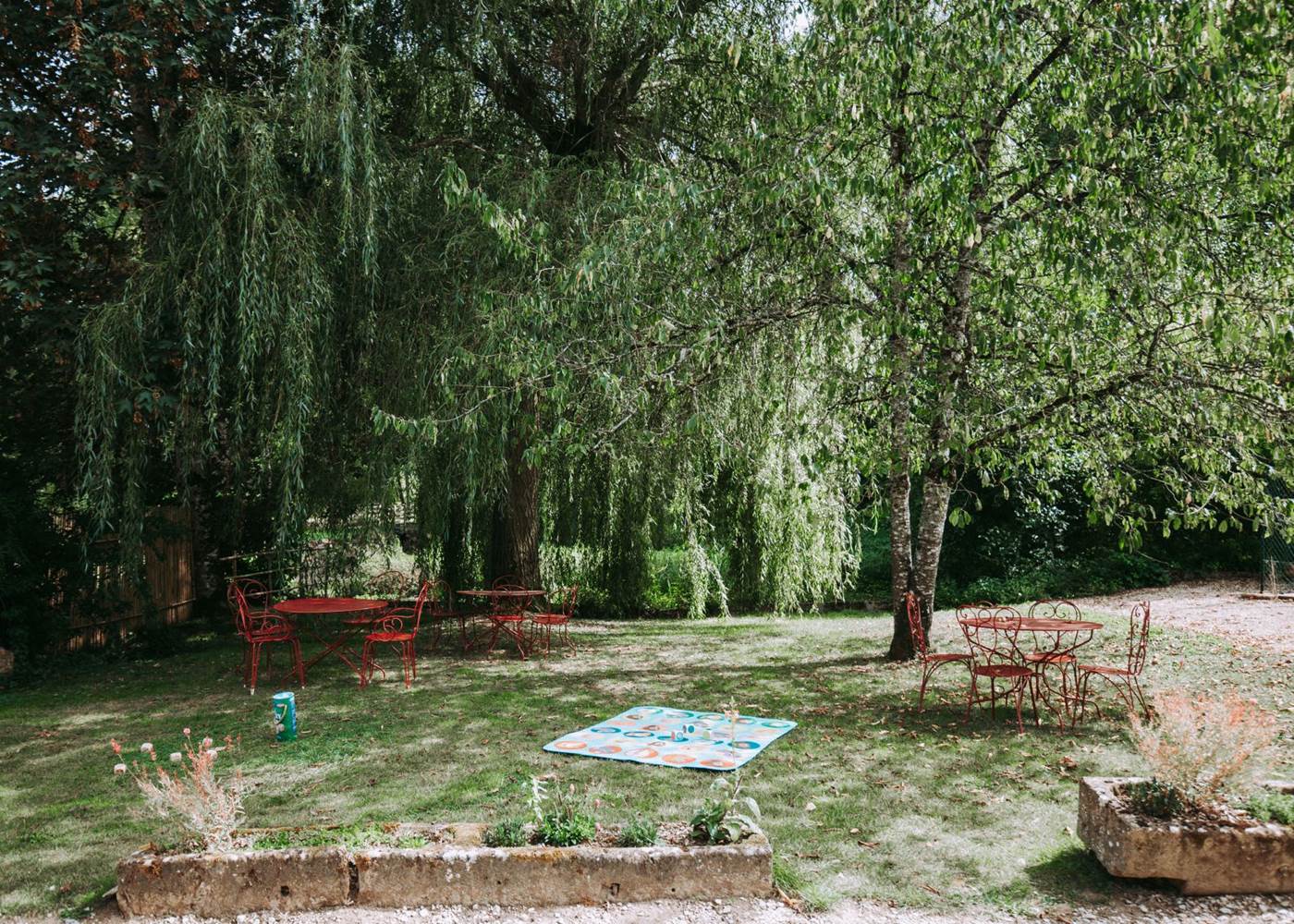 Des espaces de détente : jardin