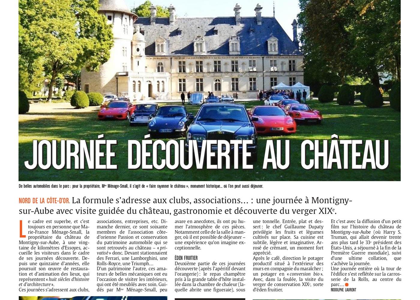 Journée découverte au château