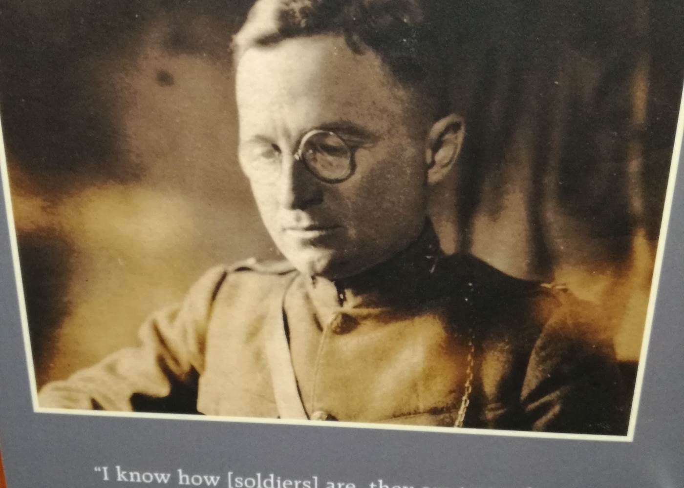 "I know how soldiers are, they are trained not to give up. I know because I am one of them" Harry Truman