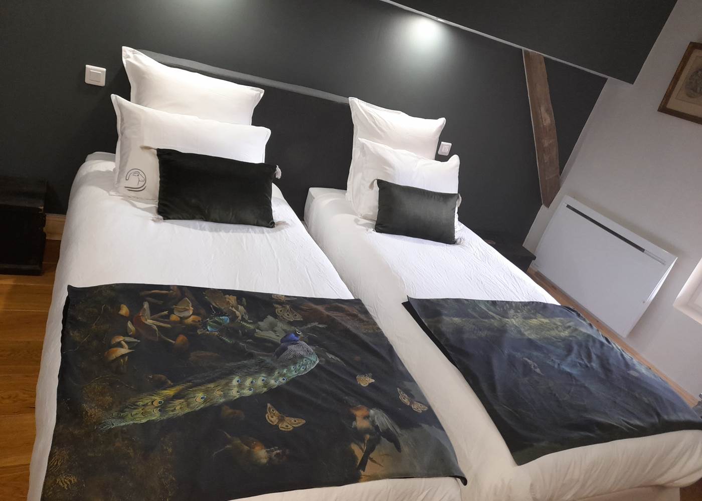 Chambre en lits jumeaux