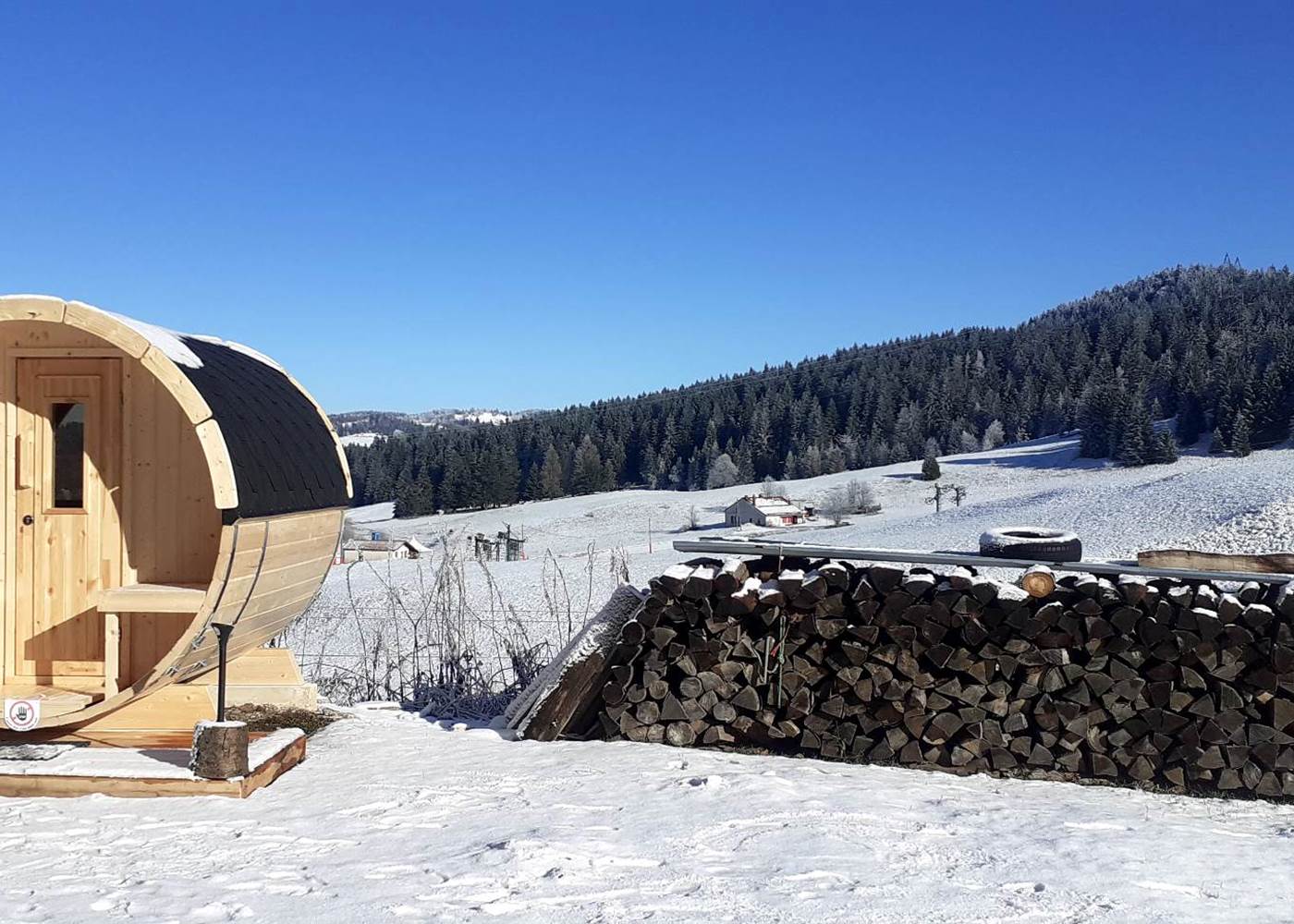Gîte Tré le grenier - charmant gîte - Gîte le Haut - pour 2 personnes - sauna