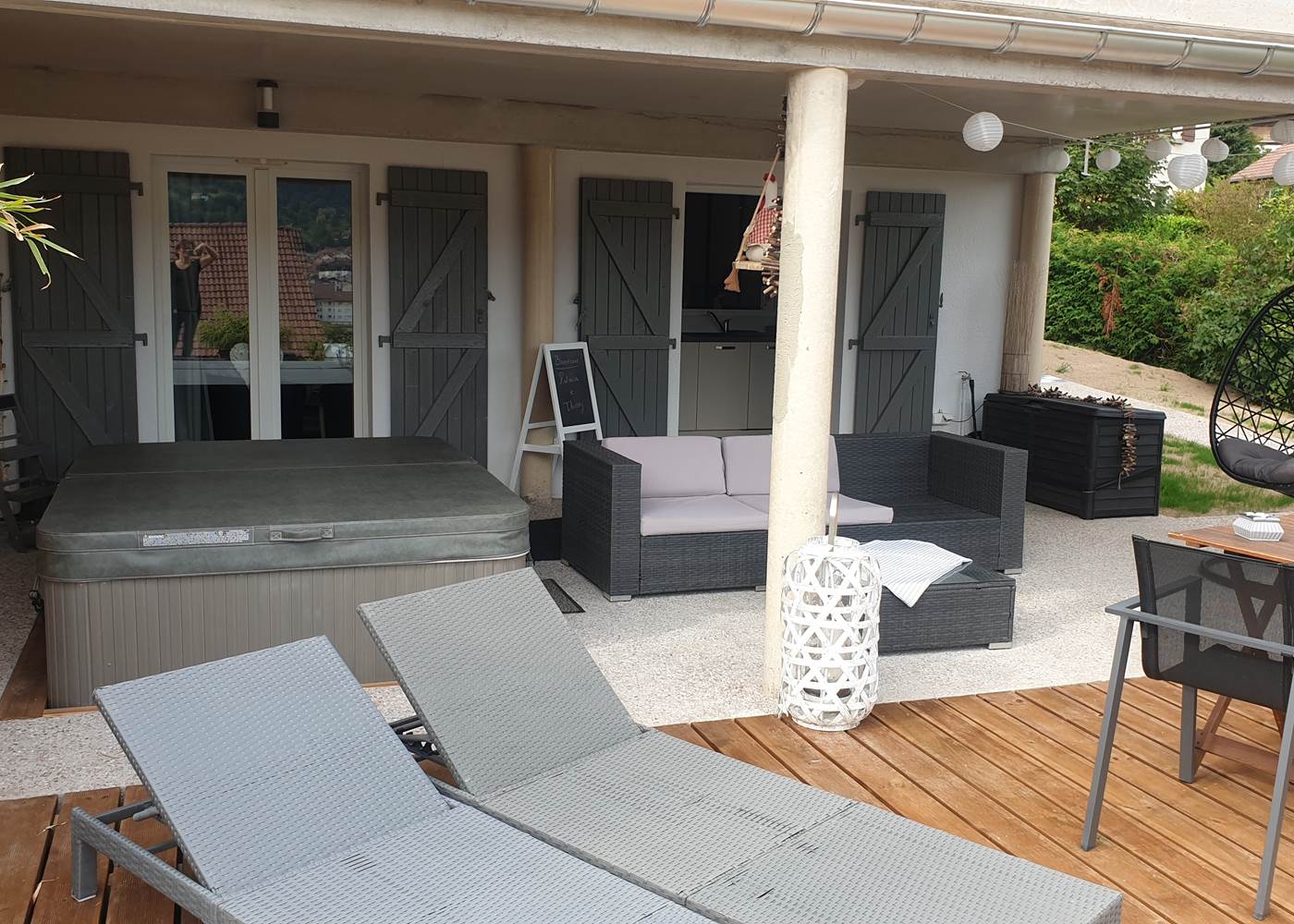 Terrasse chambre Cocoon