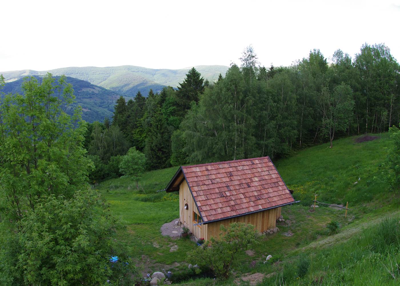 les alentours de la chaumière