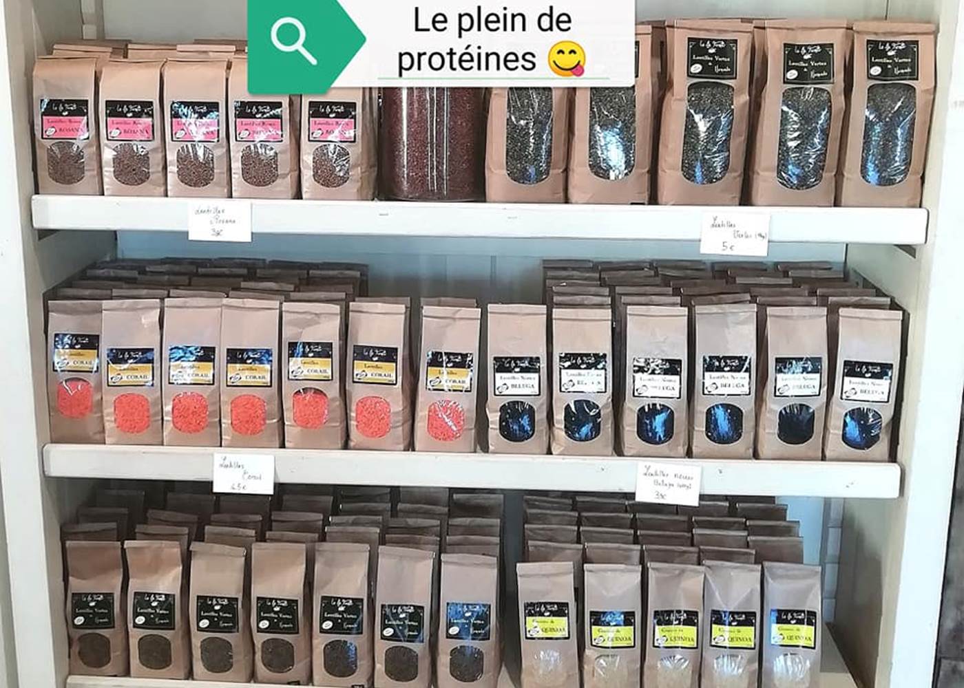 Lentilles et quinoa du Fin Fermier