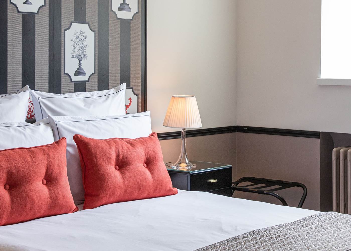 chambre double vue de l'entrée