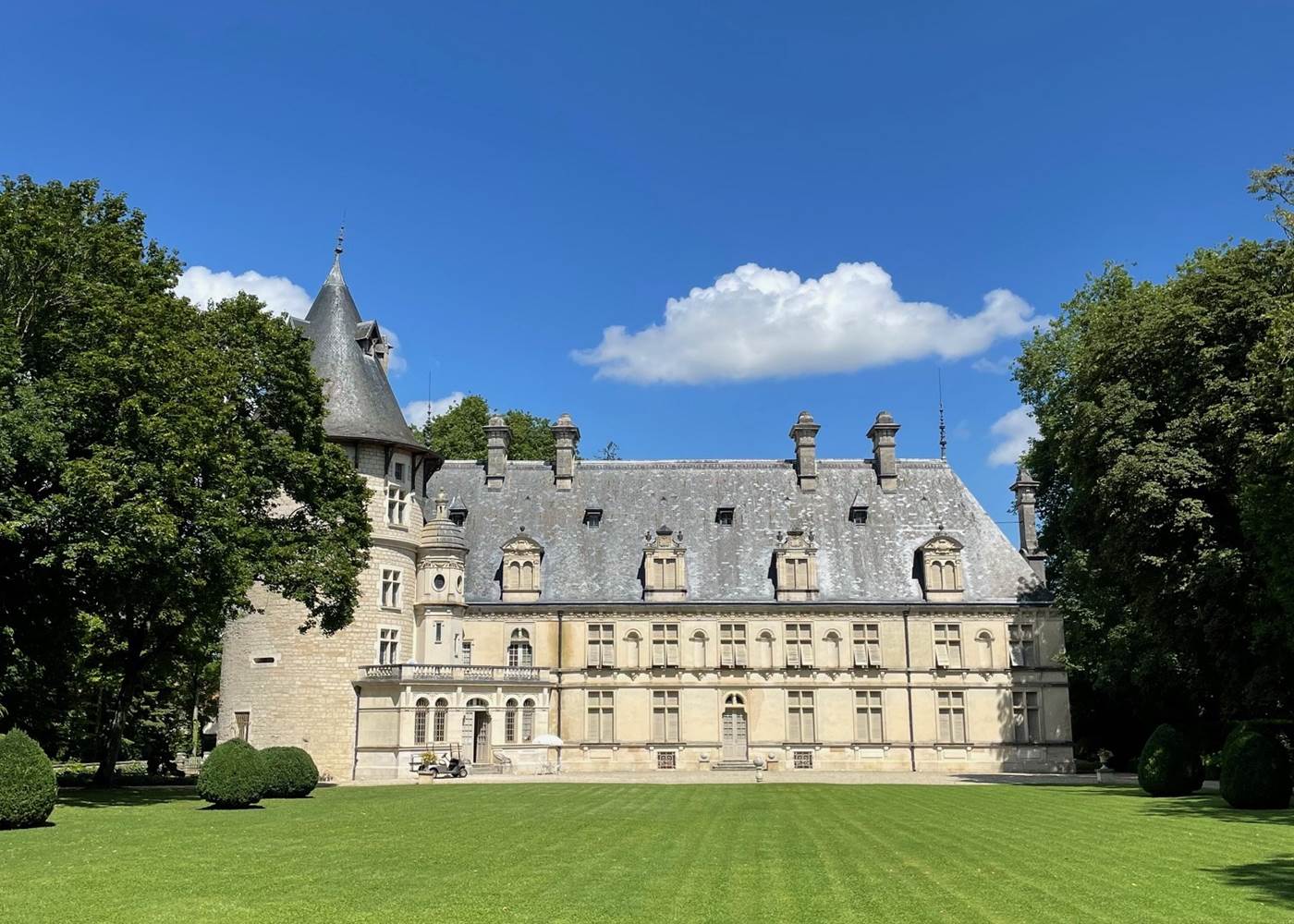 Château actuelle après les rénovations