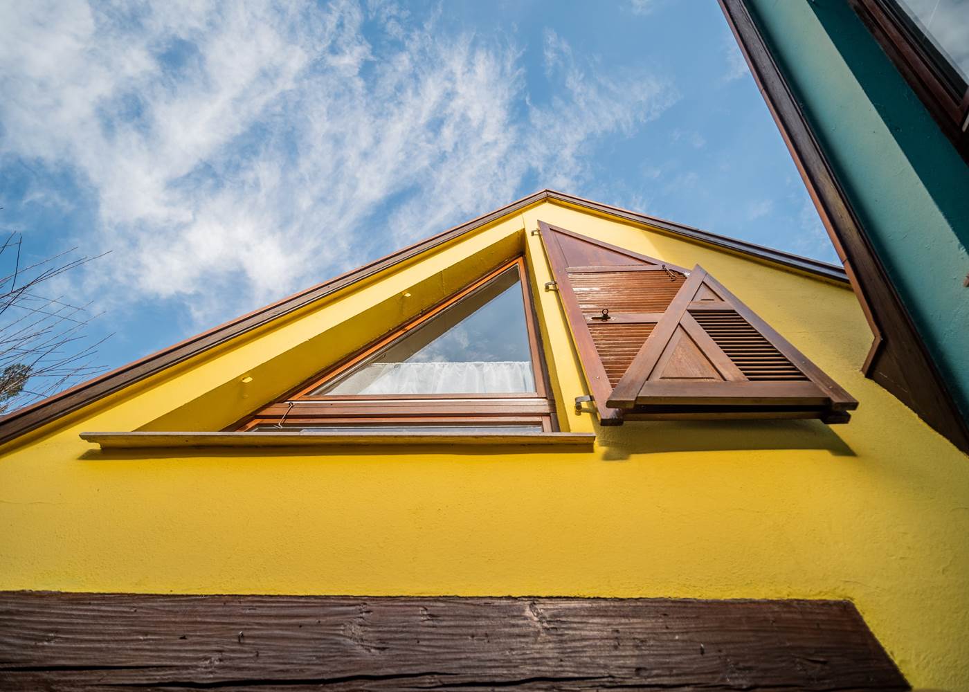 Vue originale de la façade du pavillon "Gewûrz"